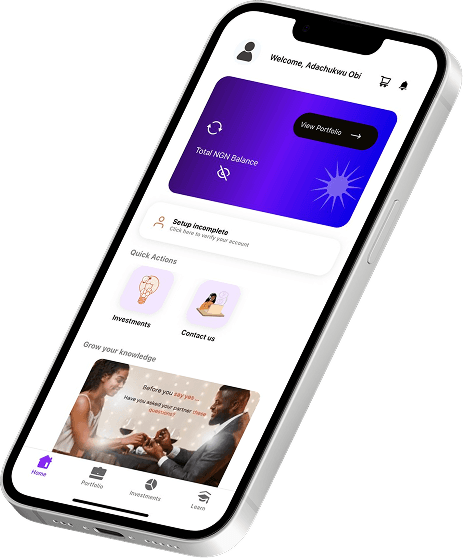 MyInvest App on iPhone